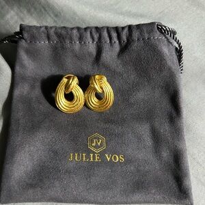 Julie Vos Gold Earrings